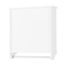 Alaterre Furniture Dover 27"W x 29"H Wall Mounted Bathroom Storage Cabinet with 2 Doors and Towel Rod ANDO73WH - alternate 2